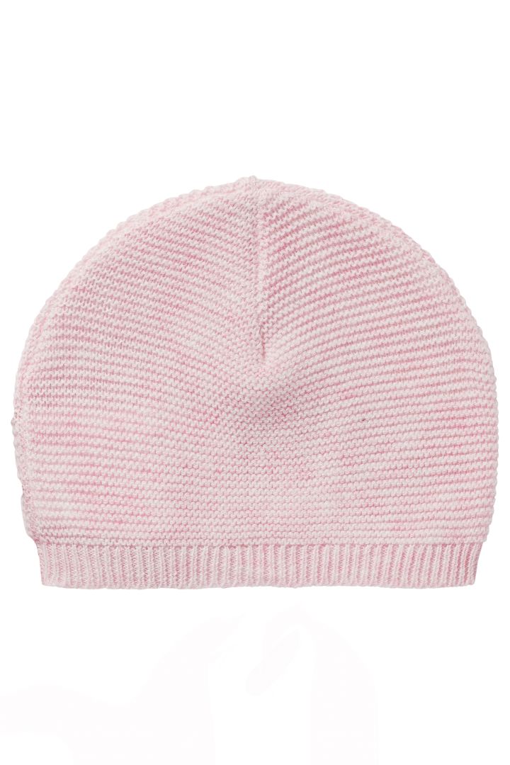 Organic Baby-Strickmütze rosa