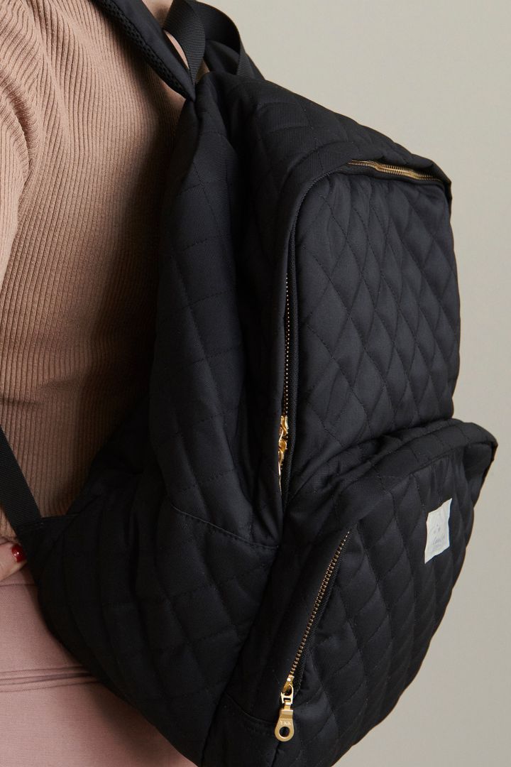 Eco Wickel-Rucksack schwarz