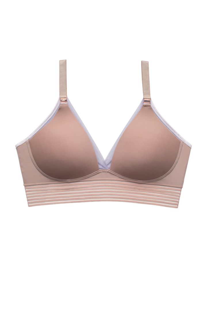 Triangle Maternity and Nursing Bra, purple