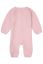 Vorschau: Organic Strickstrampler mit Knopfleiste rosa