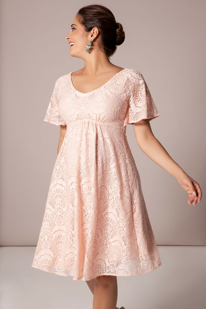 Umstandskleid mit Kimonoärmeln rosa