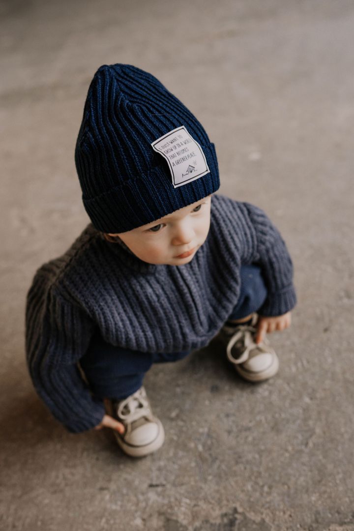 Knitted Hat with Merino Wool