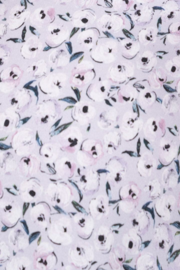 Floral Print Maternity Dress with Tie Neck