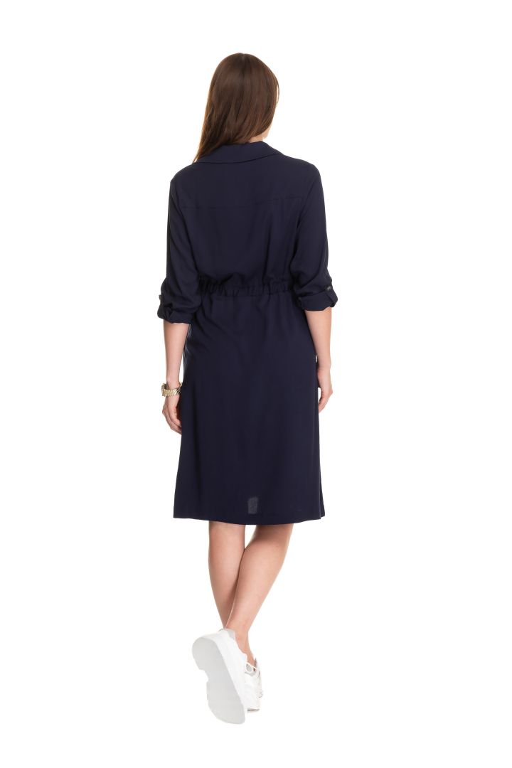 Umstands- und Stillkleid mit verstellbarer Taille