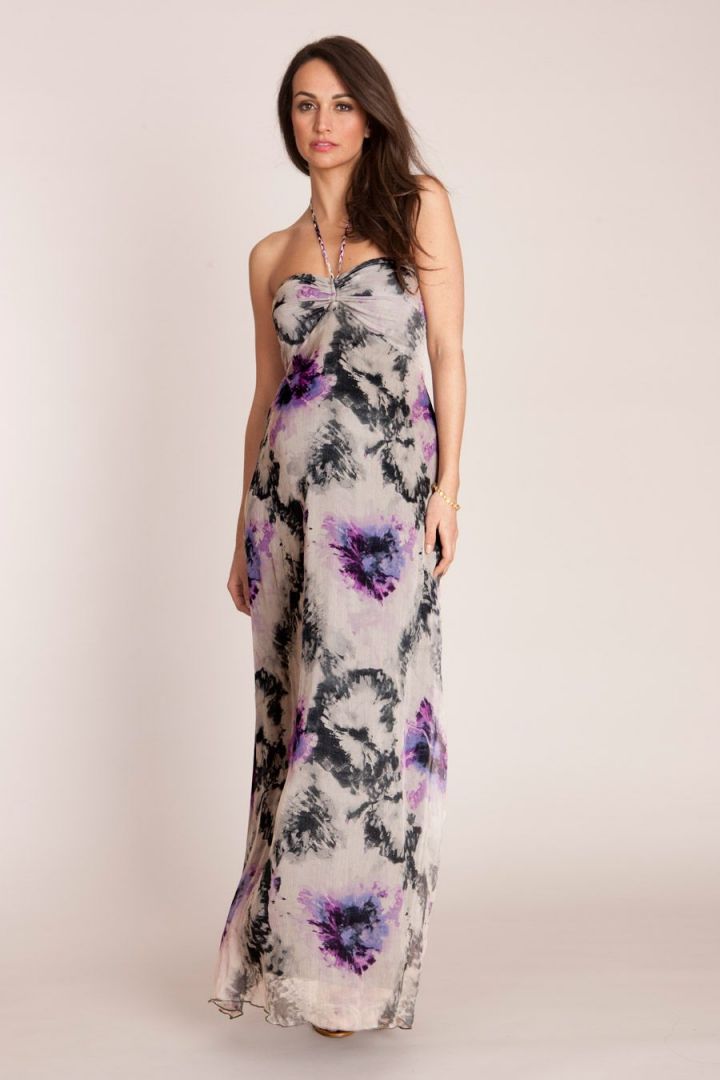 Silk Maternity Dress