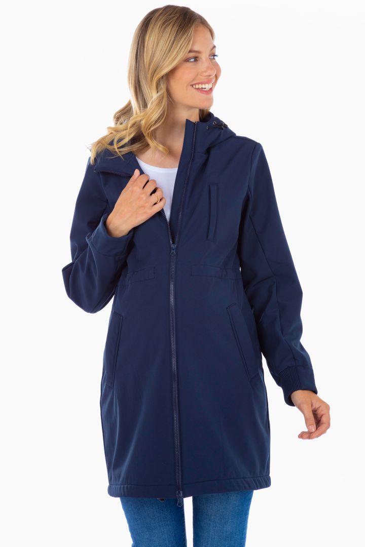 3 in 1 Umstands- und Tragejacke navy