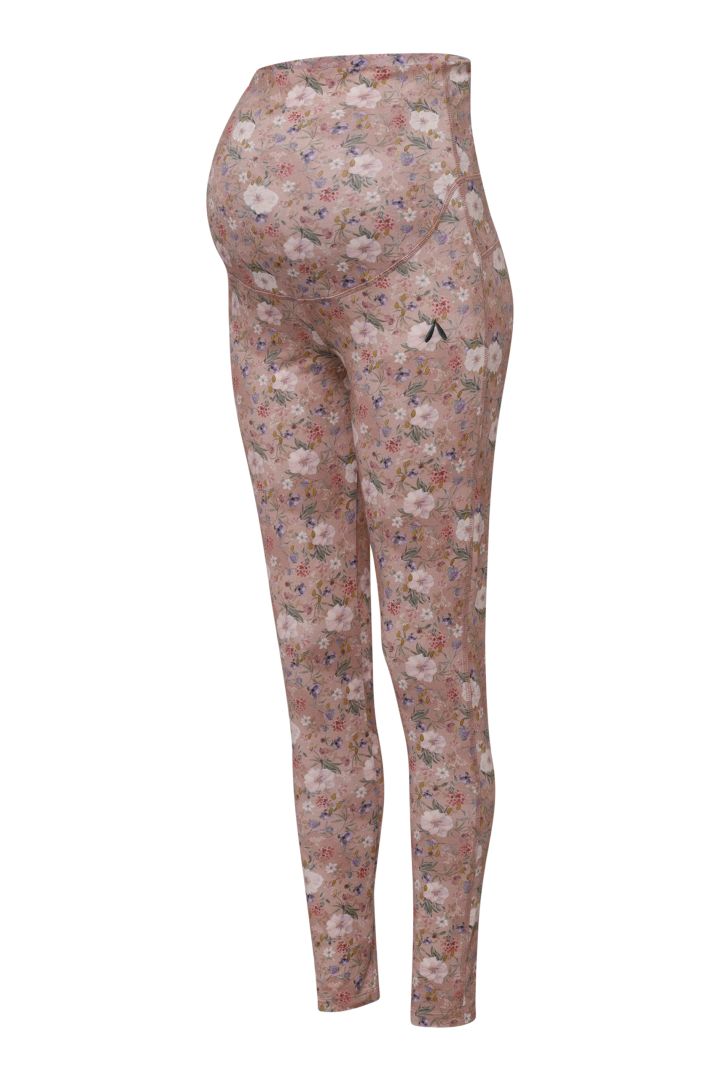 Organic Umstandsleggings mit Blumenprint