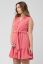 Preview: Maternity and Nursing Dress with Flounces coral