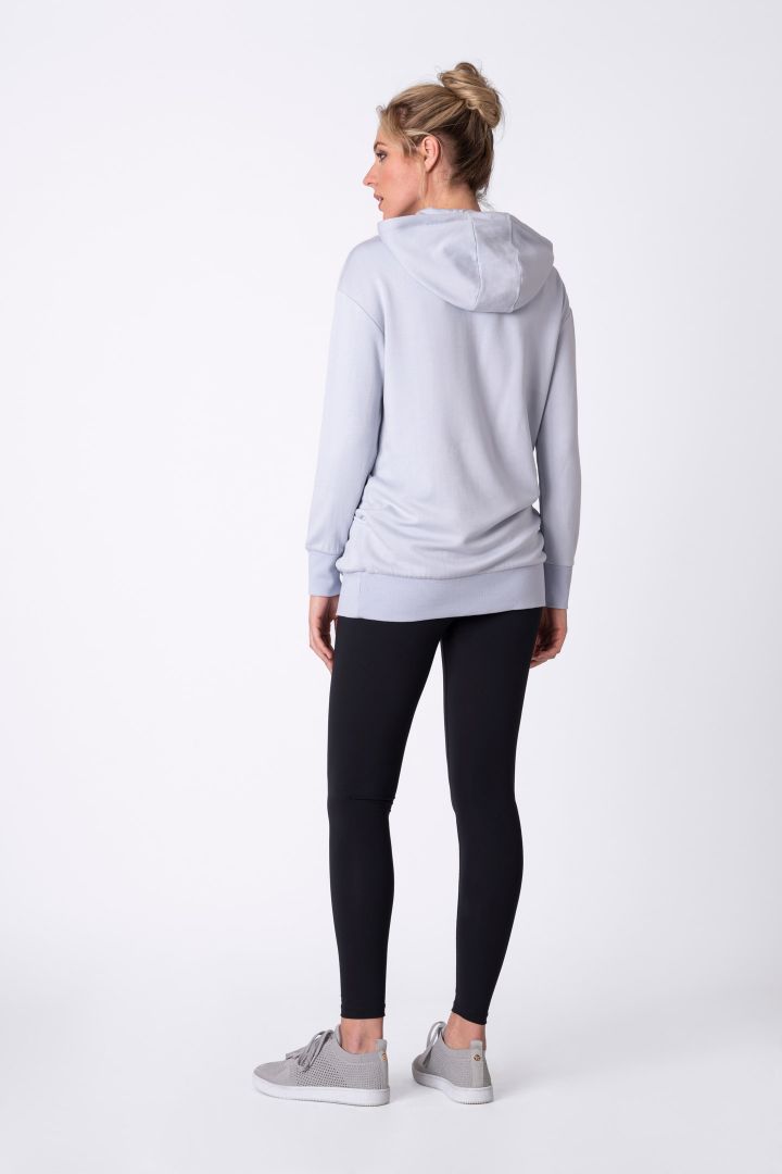 Umstands- und Still-Hoodie hellblau