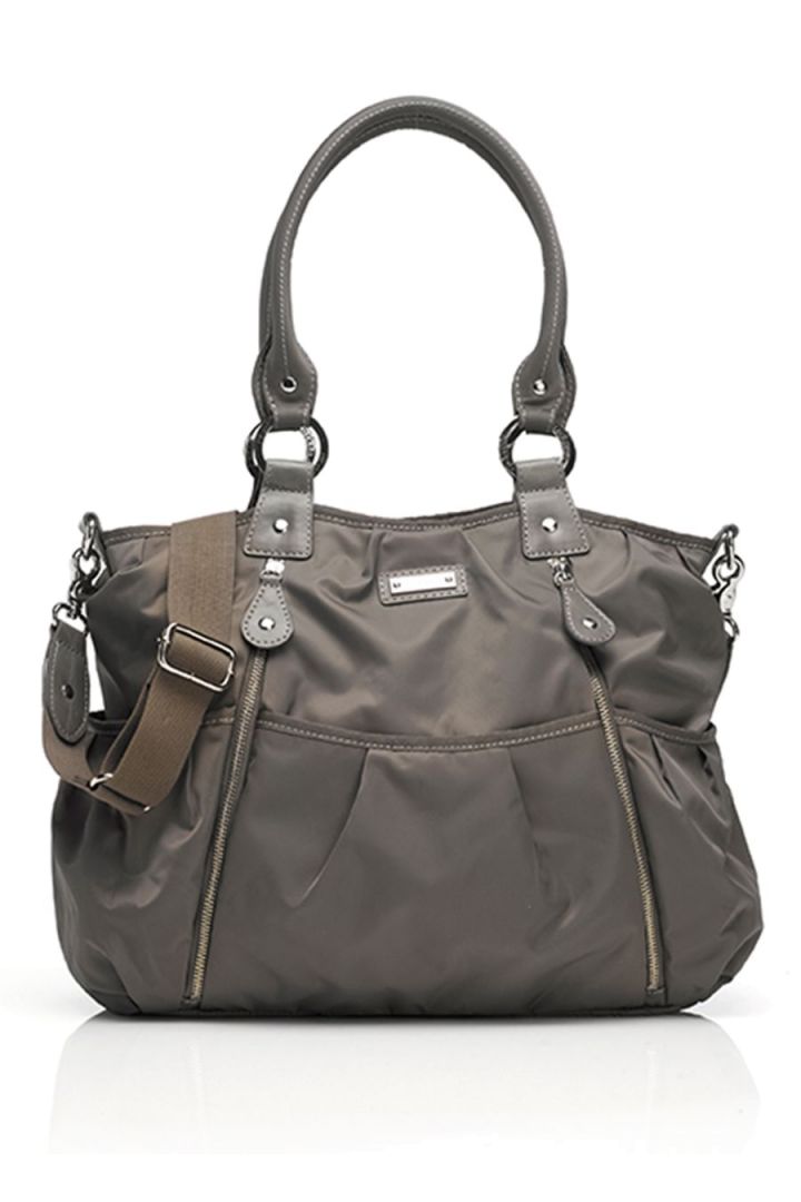Storksak Wickeltasche Olivia grau