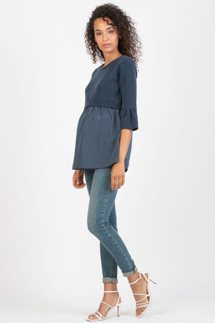 Skinny Umstandsjeans medium wash