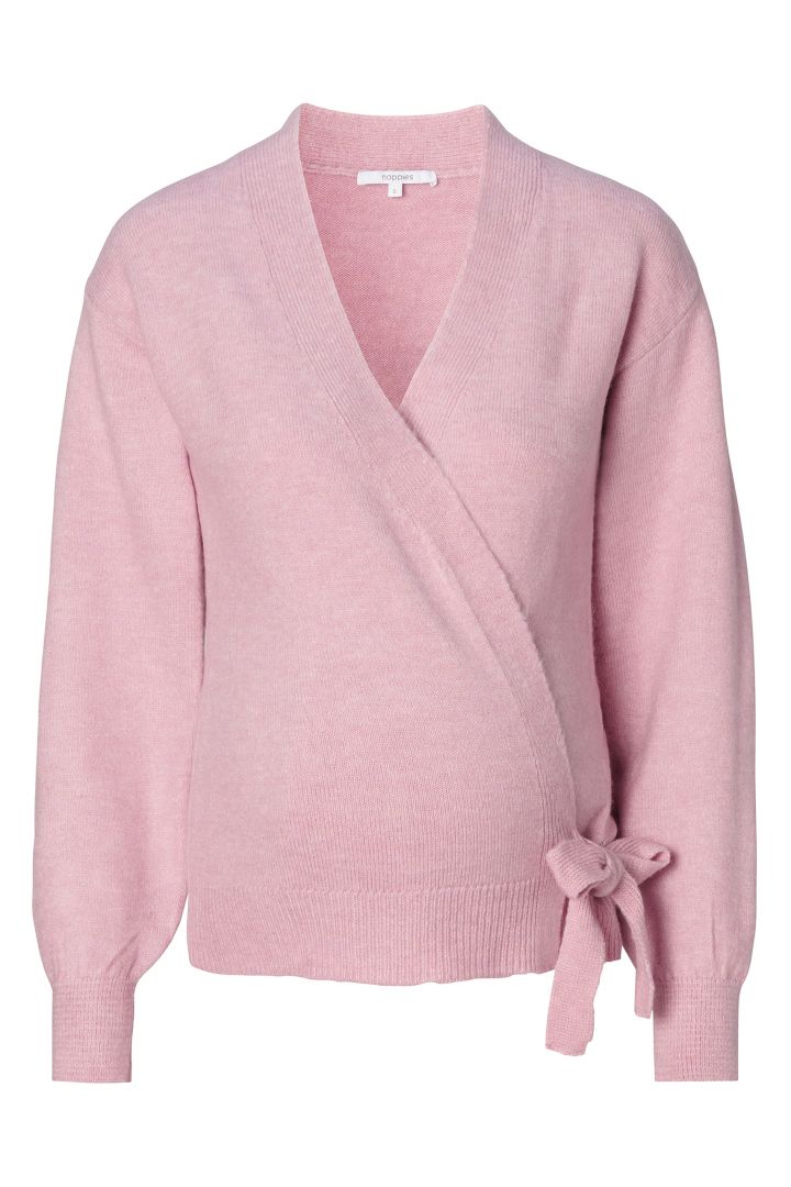 Umstands-Cardigan in Wickeloptik