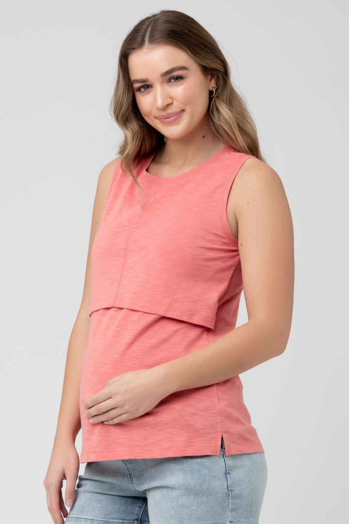 Umstands- und Still-Tanktop koralle