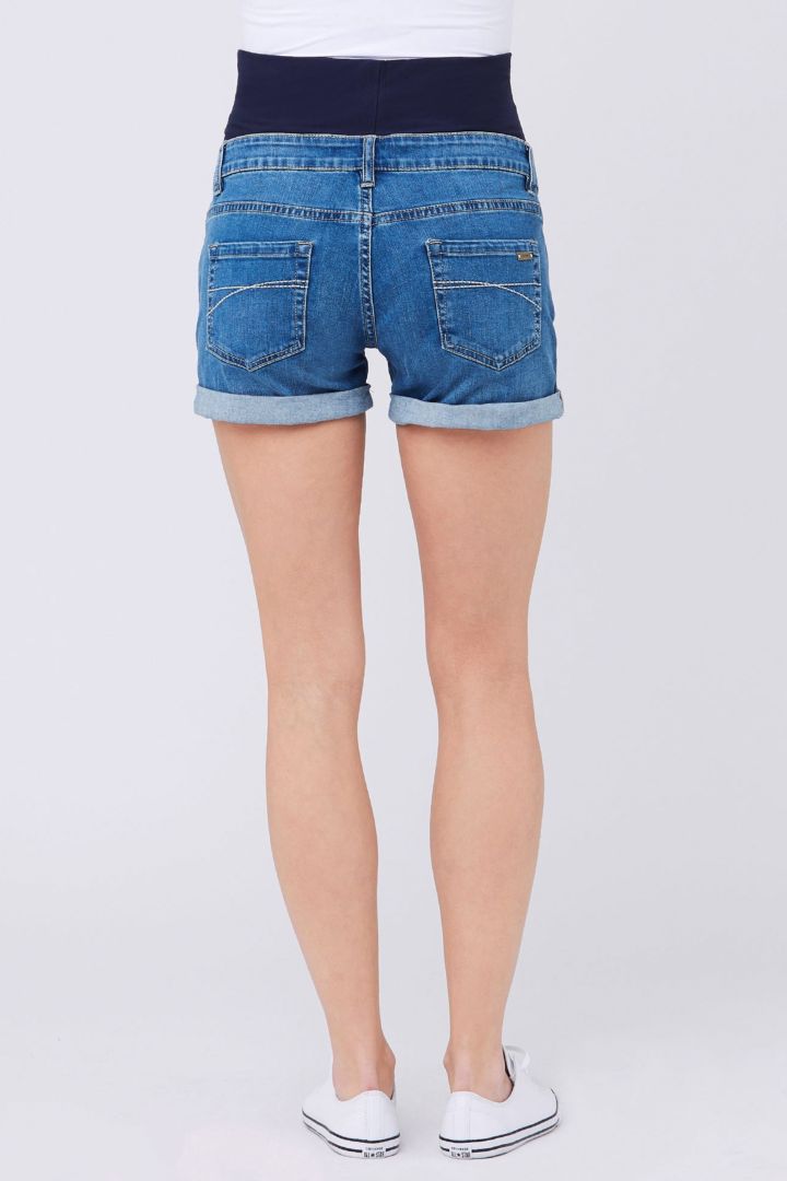 Denim Umstandsshorts