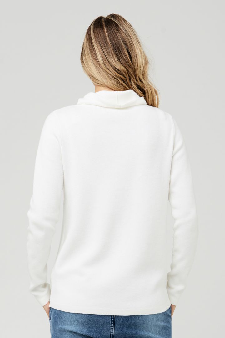 Cross-Over Umstands- und Still-Strickpullover