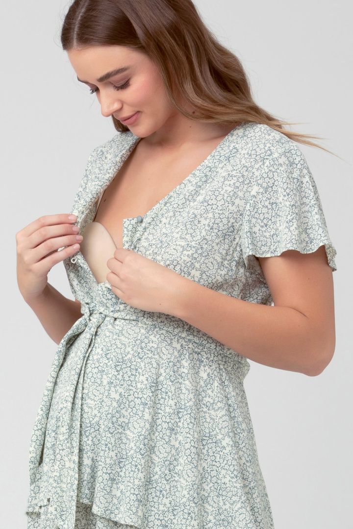 Layered Umstands- und Stillkleid