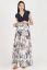 Vorschau: Maxi Umstands- und Stillkleid mit Satinrock ivory