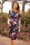 Preview: Midnight Garden maternity shift dress