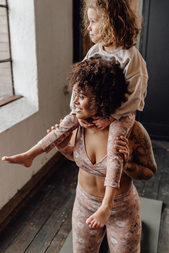 Organic Sport Still BH mit Blumenprint