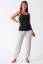 Preview: Maternity Knitted Trousers with Elastic Waist grey