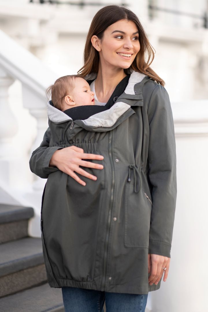 3 in 1 Utility Umstands- und Tragejacke khaki