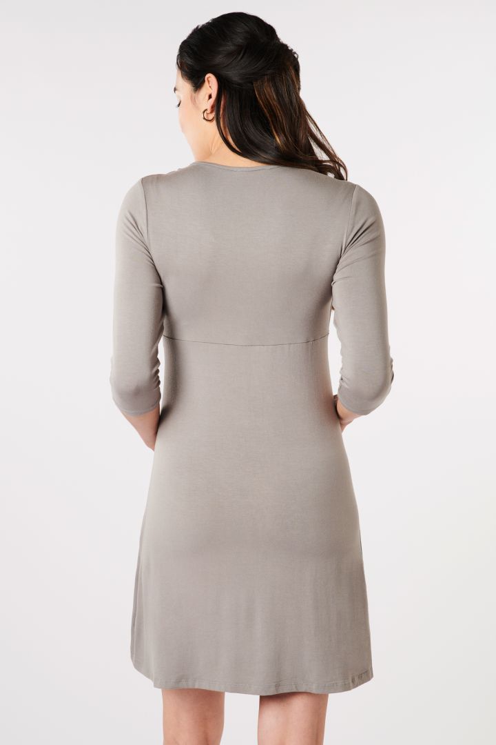 Modal Umstand- und Stillnachthemd mit Spitze