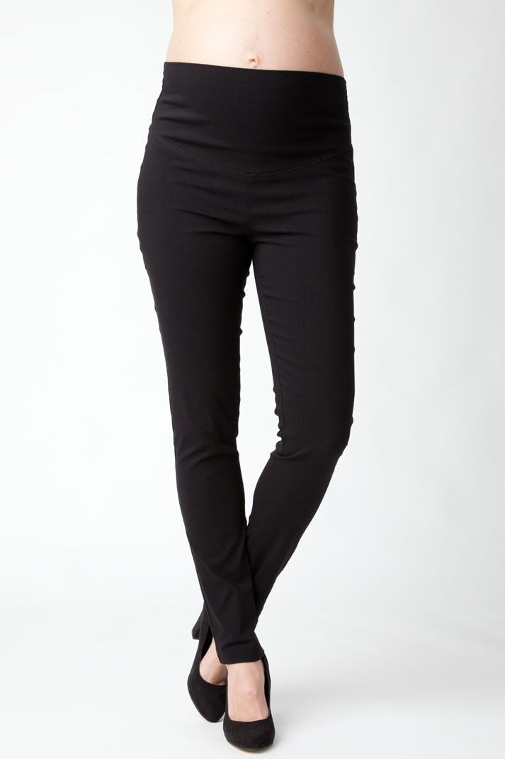 Straight Leg Trousers black
