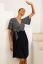 Preview: Maternity and Nursing Dress in black/white