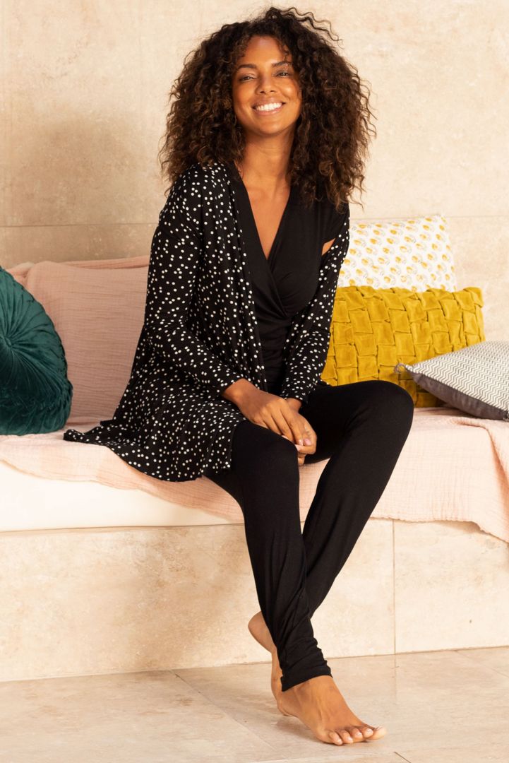 3er Set Umstandsmode Essentials schwarz