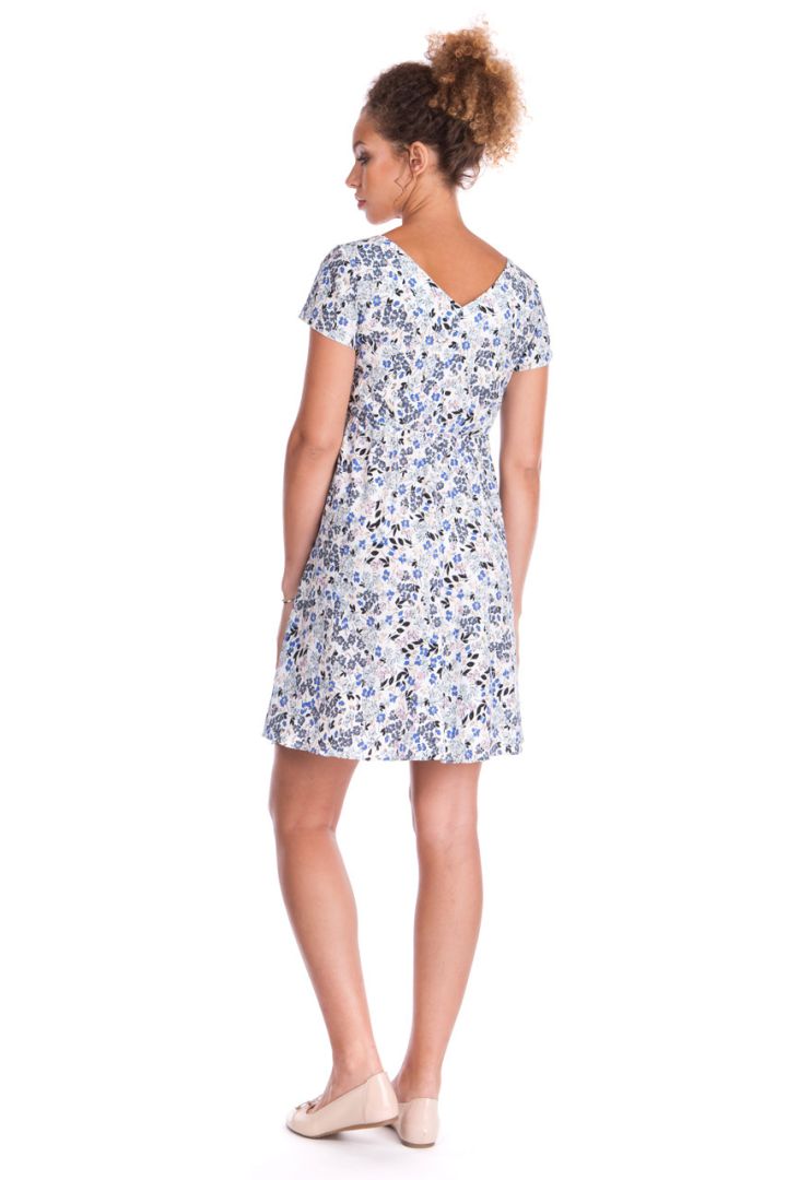 A-Line Umstandskleid mit Blumenmuster