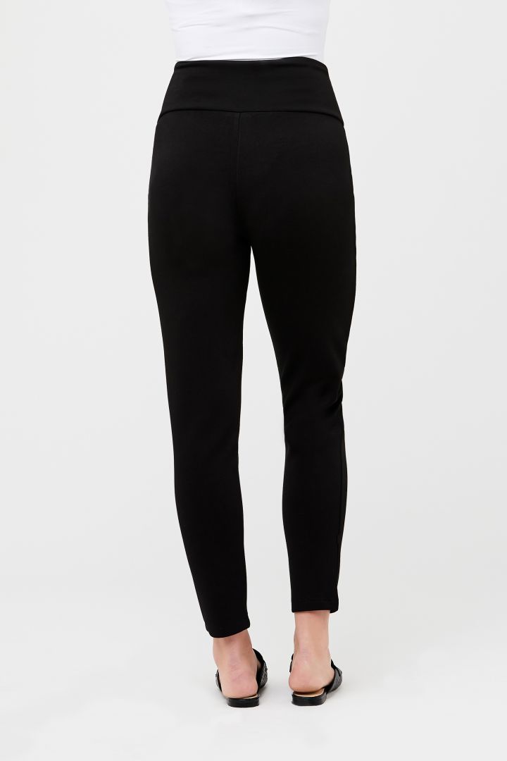 Slim-Fit Maternity Trousers black