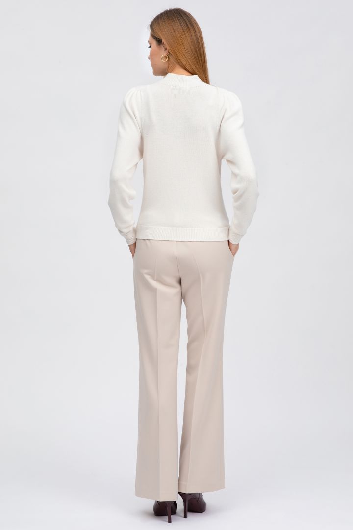 Wide Leg Umstandshose sand