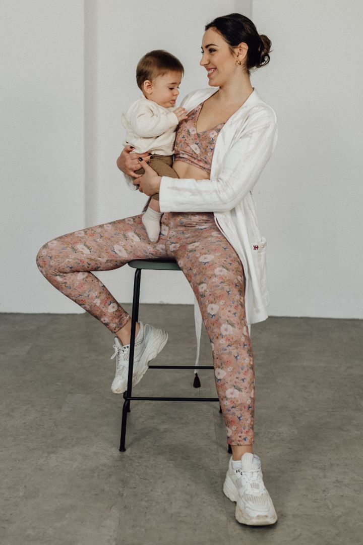 Organic Sport Still BH mit Blumenprint