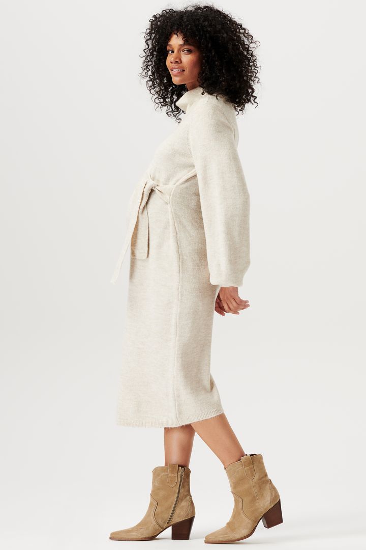 Eco Umstands-Strickkleid mit Tube Kragen