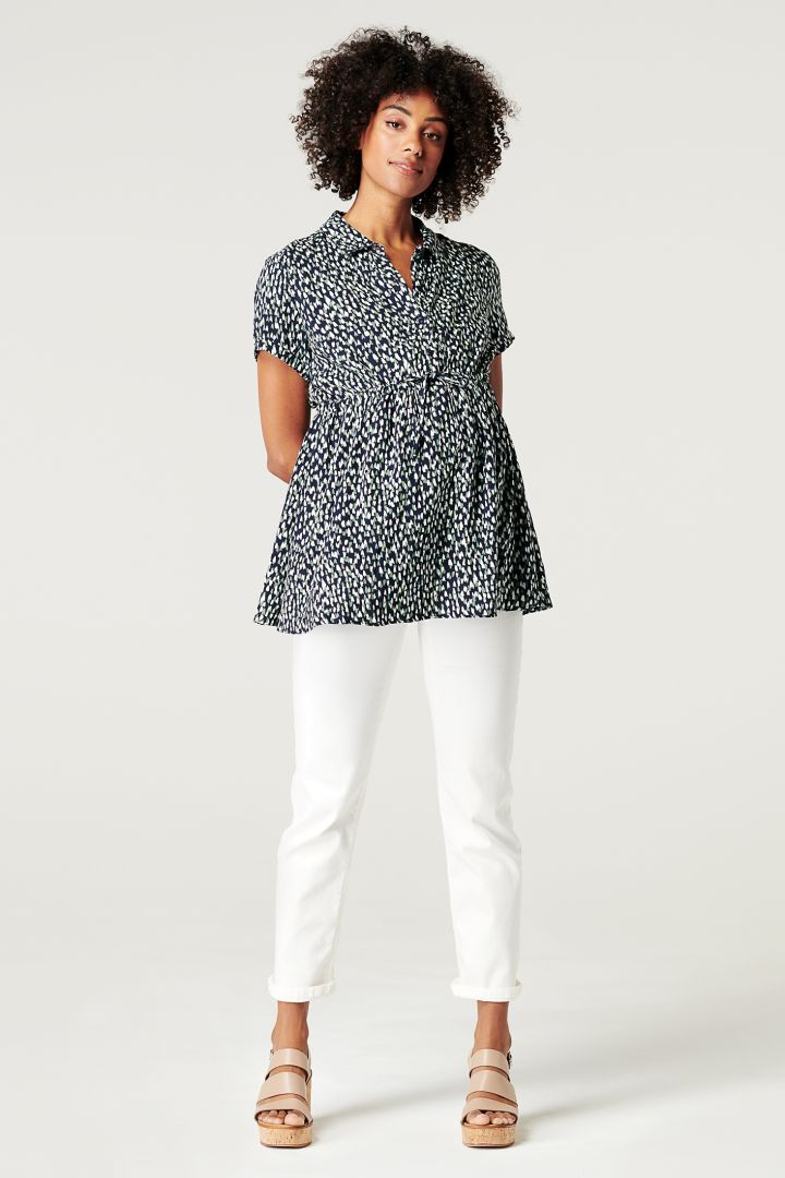 7/8 Maternity Trousers off-white