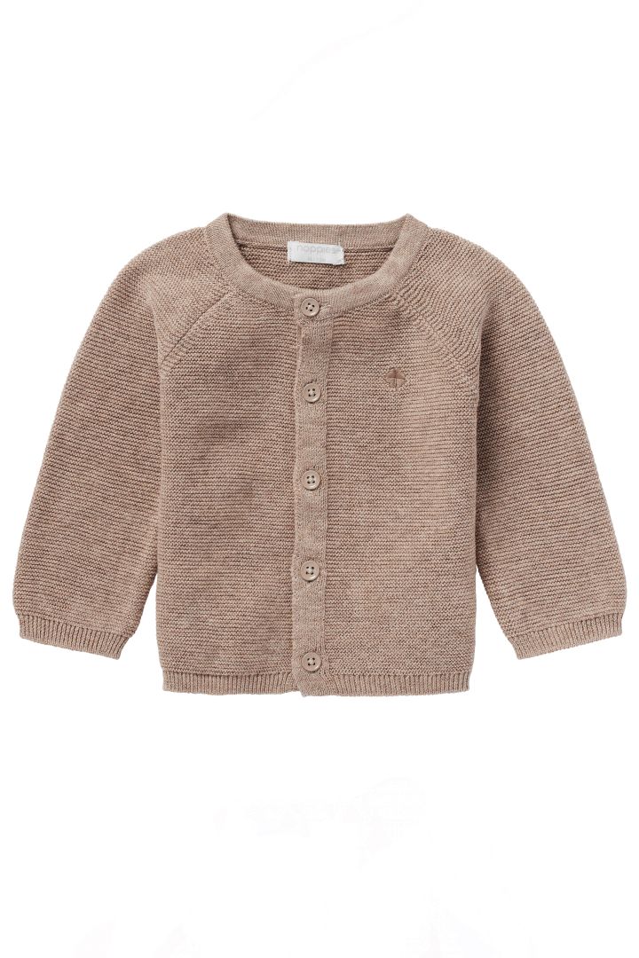 Organic Baby Knit Cardigan taupe