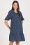 Vorschau: Umstands- und Still-Tunikakleid mit Polka Dots navy