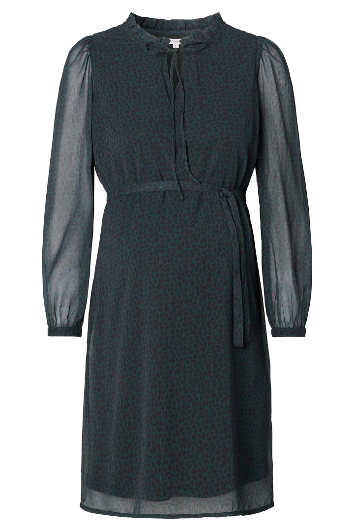 Eco Umstandskleid mit Transparent Ärmeln