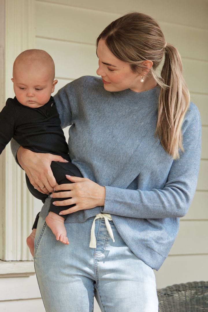 Cross-Over Umstands- und Stillpullover