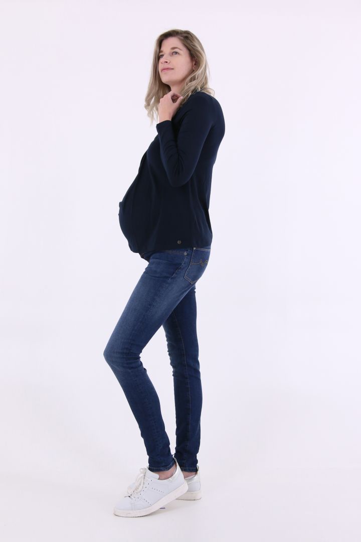 Organic Umstandsjeans Super Skinny Dark Wash