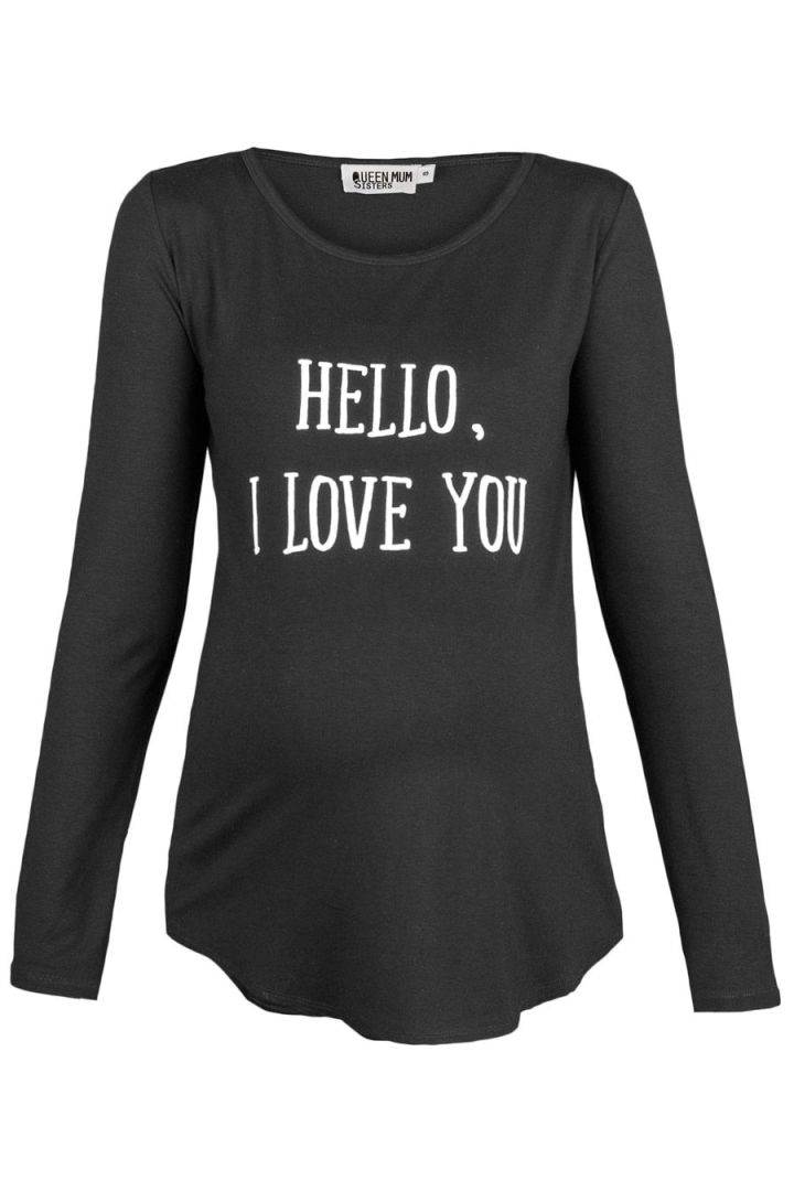 Umstandsshirt Hello I love you