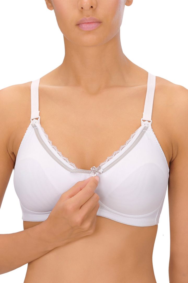 Naturana Maternity and Nursing Bra with Nursing Reminder Clips