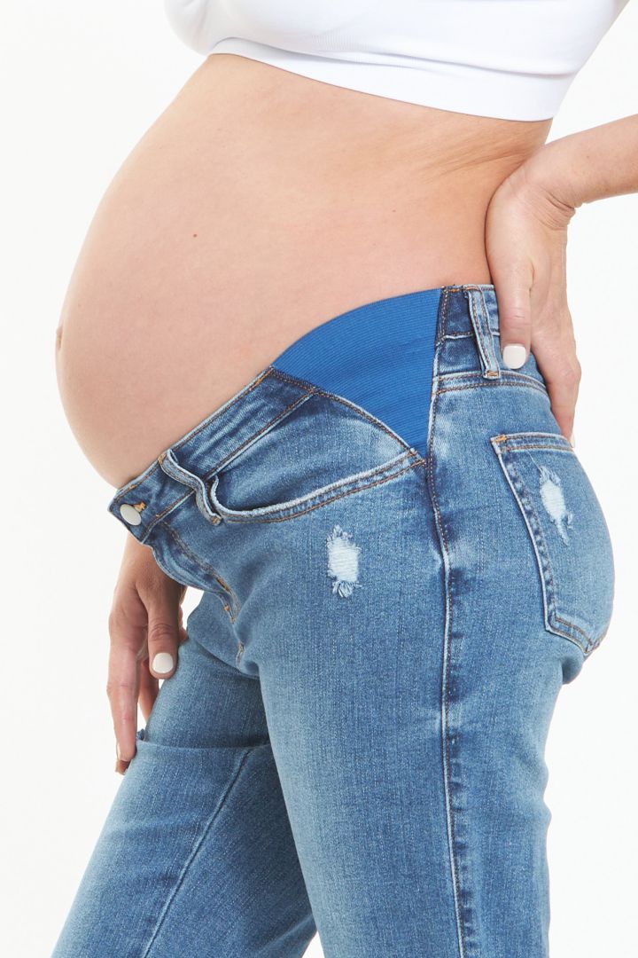 Distressed Umstandsjeans denim