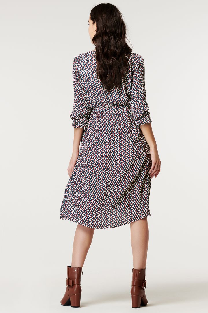 Umstands- und Stillkleid mit Graphic Print