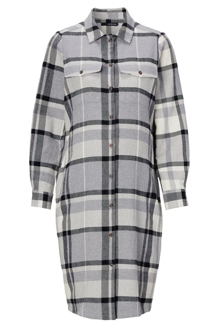 Flannel Maternity Shacket