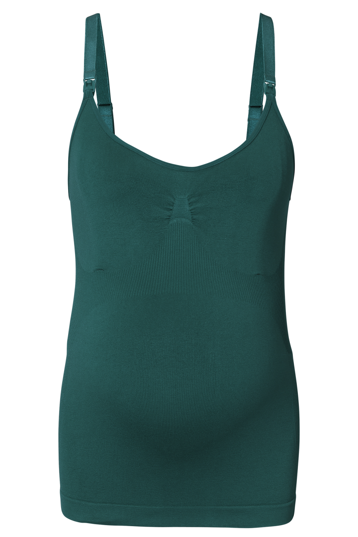 Seamless Umstands- und Stilltop tannengrün