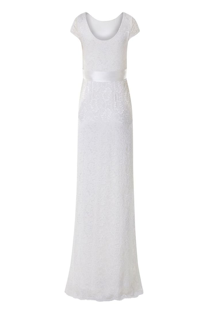 Shift Maternity Wedding Dress Long