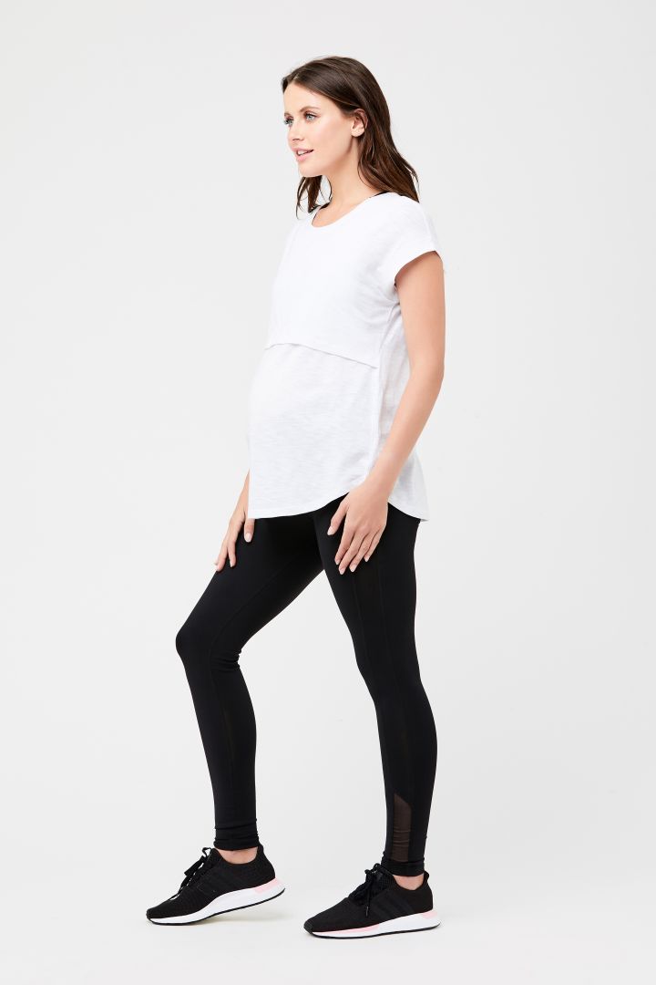 Umstands- und Stillshirt Relax Fit weiß