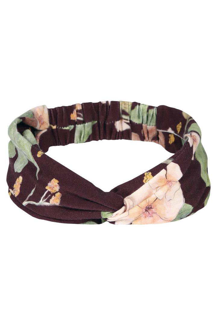 Haarband mit Blumen Print aus Bio-Baumwolle