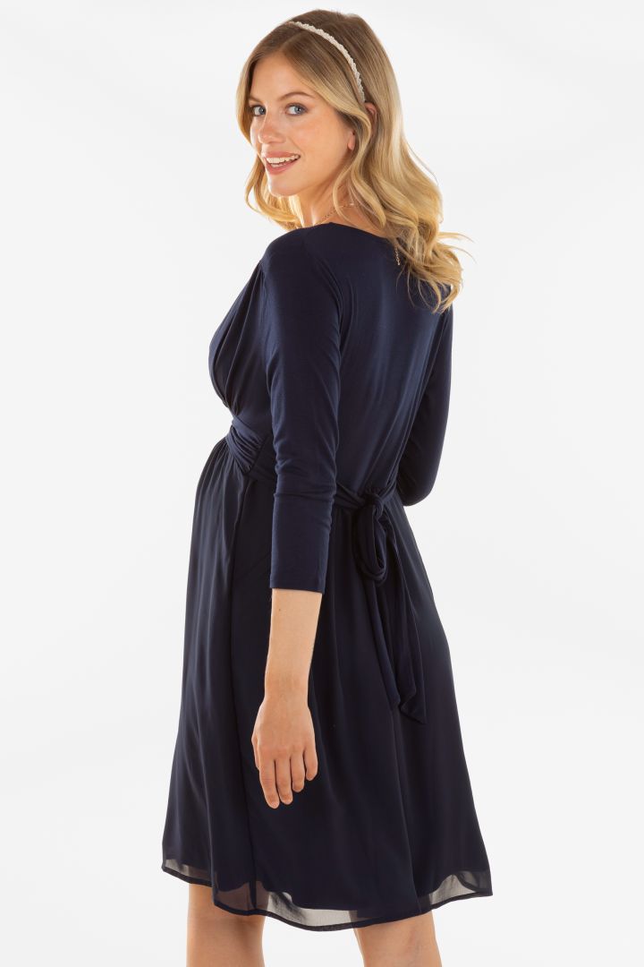 Ecovero Umstands- und Stillkleid mit Chiffon Rock